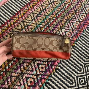 coach makeup bag / coach pencil bag